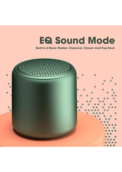 Yeşil Bluetooth Hoparlör Taşınabilir Açık Hoparlör Kablosuz Mini Sütun Stereo Müzik Surround Low Hoparlör Su Geçirmez Hoparlör |taşınabilir Hoparlör (Yeşil) (Yurt Dışından) fırsatları