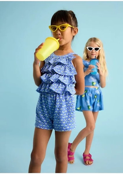 Kız Çocuk Yazlık Tulum 3876