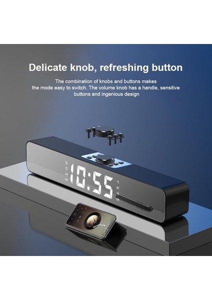 Moda Kombinasyon Bilgisayar Hoparlörler Için LED Hoparlör Bas Stereo Müzik Çalar Subwoofer Ses Kutusu Için Pc Telefonları Ses | Kombinasyon Hoparlörler (Yurt Dışından)