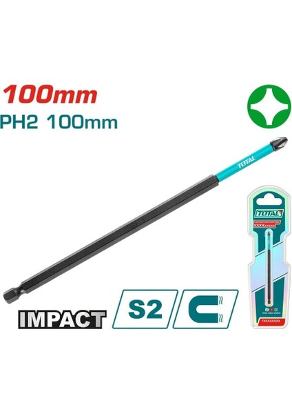 Darbeli 100MM Ph2 Bits Ucu TACIM71PH2100