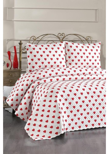 Ultrasonik Kapitoneli Kalben Çift Kişilik Yatak Örtüsü