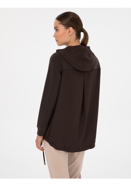 Kadın Kahverengi Comfort Fit Sweatshirt 50314041-VR029 indirimleri