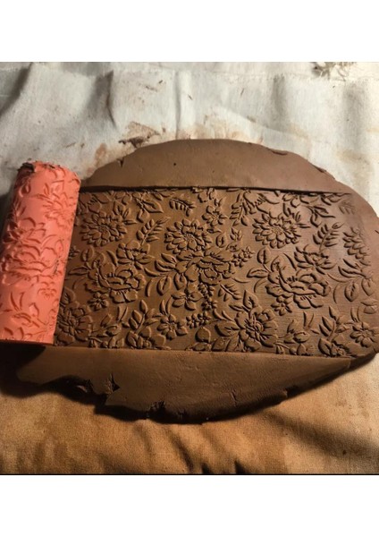 10 cm Çiçekler Seramik & Polimer Kil Doku Rulosu Desen Oklavası fiyatları