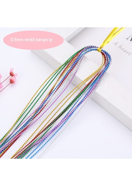 Derlenmiş Renk Ipi Gökkuşağı Ipi (Yurt Dışından)