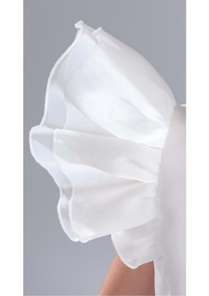 Kız Çocuk Kuyruklu , Taçlı Vragia Abiye Elbise M00745 fırsatları