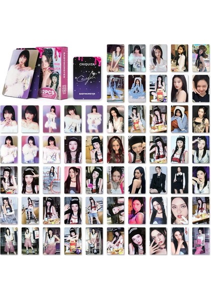 Babymonster Chiquita '' Drip '' Çift Yön Baskılı Lomo Card Seti (60 Pcs) modelleri
