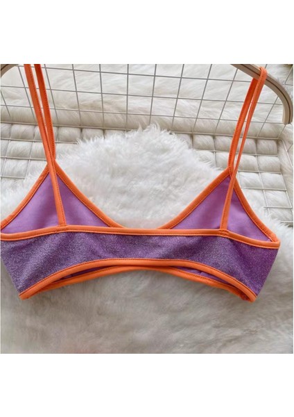 Mor Parlak Bikini, Yüksek Bel Bikini, Mor Yüksek Bel Bikini modelleri