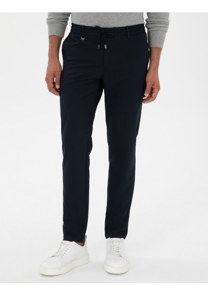 Erkek Lacivert Ex. Slim Fit Kumaş Pantolon 50311728-VR033 fiyatları