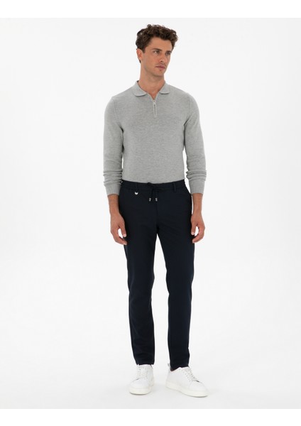 Erkek Lacivert Ex. Slim Fit Kumaş Pantolon 50311728-VR033 modelleri
