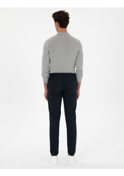 Erkek Lacivert Ex. Slim Fit Kumaş Pantolon 50311728-VR033 fırsatları