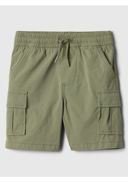 Erkek Bebek Haki Hybrid Pull-On Kargo Şort