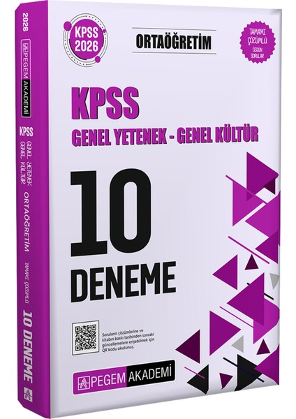 2026 Kpss Ortaöğretim Konu Anlatımı 6 Kitap-Çözümlü Soru Bankası 5 Kitap-Çözümlü 10 Deneme-30 Deneme modelleri