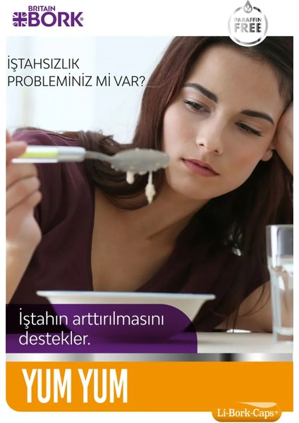 Yum Yum 30 Likit Kapsül Demir B Vitamini Çinko Içeren Kilo Almaya Yardımcı Iştah Açıcı Vitamin fiyatları