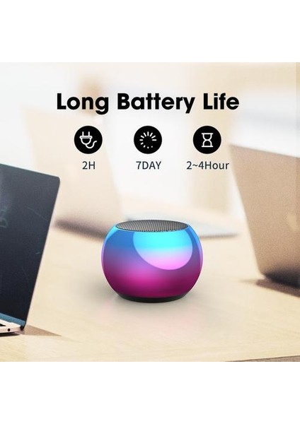 Renkli Mavi Ev Sineması Subwoofer Mini Bluetooth Taşınabilir Hoparlör Gerçek Kablosuz Güçlü Bas Stereo Ses Hoparlör Sütun Hoparlör | Taşınabilir Hoparlör (Yurt Dışından) fırsatları