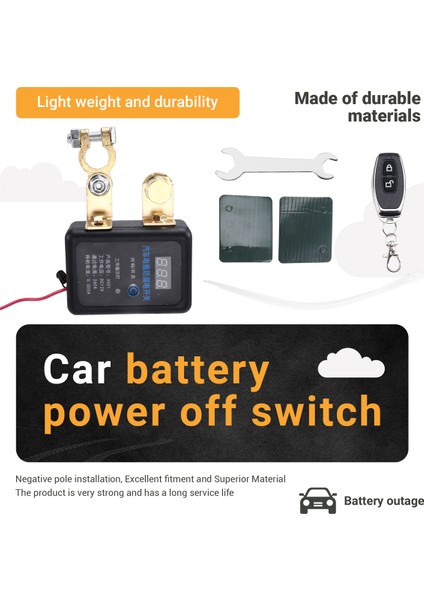 12V Uzaktan Akü Kesme Anahtarı Otomatik Güç Kapatma Anahtarı Araba Uzaktan Akü Kesme Anahtarı Araba Kamyonet Suv Için (Yurt Dışından) fırsatları