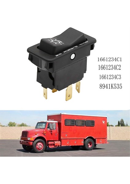 1661234C1 International 4900 577.55520 1661234C2 1661234C3 8941K535 Için Far Lambası Anahtarı (Yurt Dışından) fiyatları