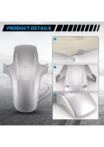 Honda CB250F CB600F CB900F CB1300 Hornet 250 600 900 CB600 HORNET600 Motosiklet Abs Gümüş Ön Çamurluk Çamurlukları (Yurt Dışından) indirimleri