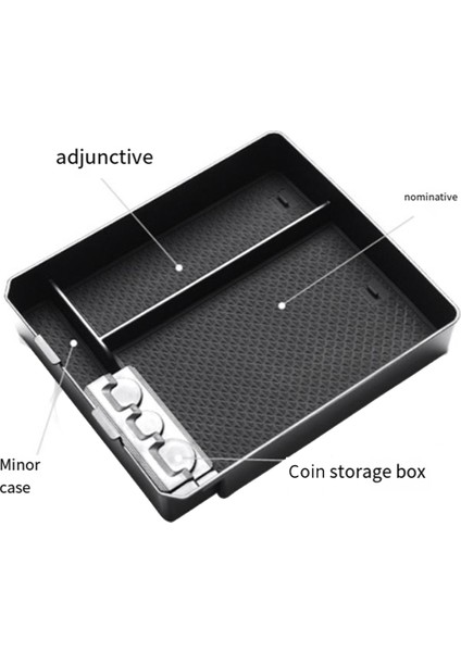 Araba Orta Konsol Kol Dayama Kutusu Saklama Kutusu Eklenti Tepsisi Toyota Prado 2010-2019 Aksesuarları (Yurt Dışından) modelleri
