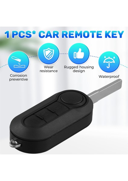 433MHZ ID46 Çip Marelli Sistem Çevirmeli Uzaktan Anahtar 3 Düğmeli Bagaj Anahtarı ile Fiat Strada Mobi Uno Fiorino Için (Yurt Dışından) fırsatları