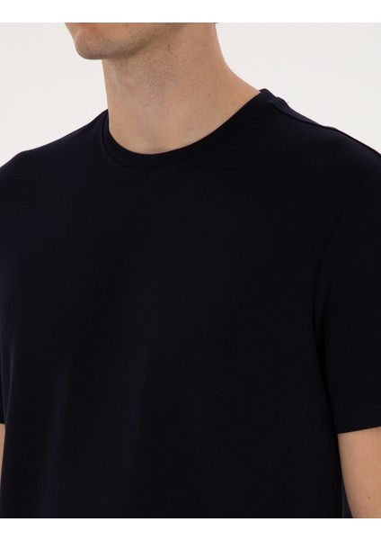 Erkek Lacivert Regular Fit Tişört 50308037-VR033