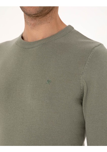 Erkek Ada Çayı Slim Fit Bisiklet Yaka Basic Triko Kazak 50314192-VR255