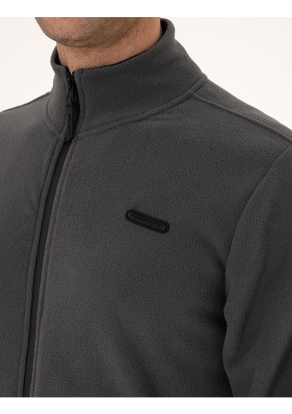 Erkek Antrasit Regular Fit Polar Hırka 50314014-VR006