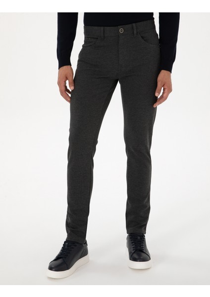 Erkek Antrasit Slim Fit Kanvas Pantolon 50310857-VR006 fiyatları