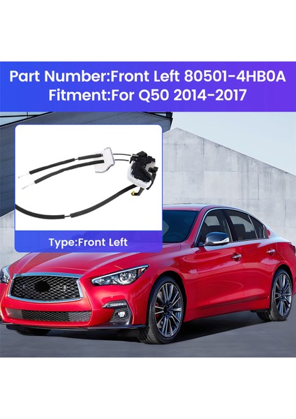 Kapı Kilidi Aktüatörü Kapı Kilidi Mandalı Infiniti Q50 2014-2017 Ön Sol 80501-4HB0A (Yurt Dışından) indirimleri