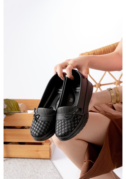 Kadın Wanetti Fiyonk Detaylı Ortapedik Rahat Yumuşak Anne Babet