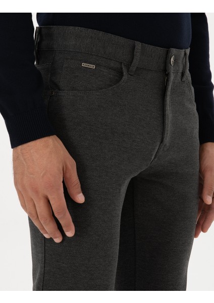Erkek Antrasit Slim Fit Kanvas Pantolon 50310857-VR006 indirimleri