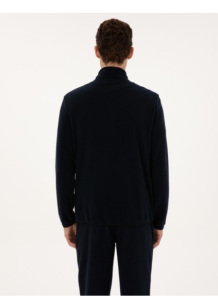 Erkek Lacivert Regular Fit Polar Hırka 50314014-VR033 indirimleri