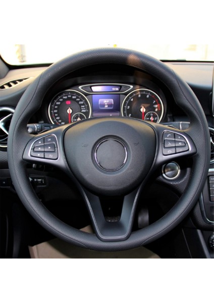 Mercedes Benz W176 W246 W205 W213 W218 W117 W292 W166 W447 W156 X253 W448 Siyah Araç Direksiyon Paneli Kılıfı (Yurt Dışından) modelleri