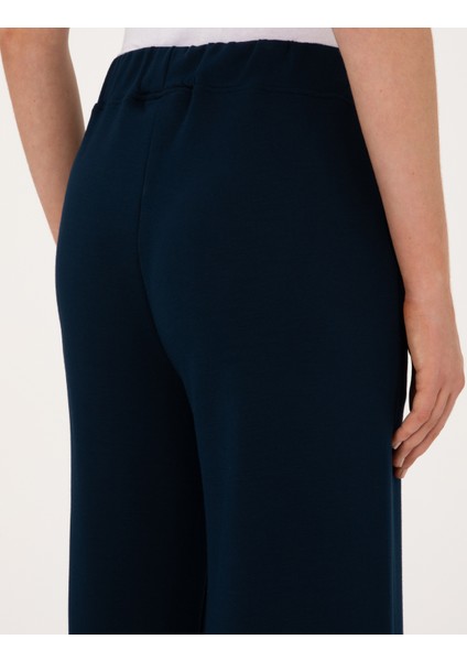 Kadın Lacivert Flare Fit Eşofman Altı 50314962-VR033