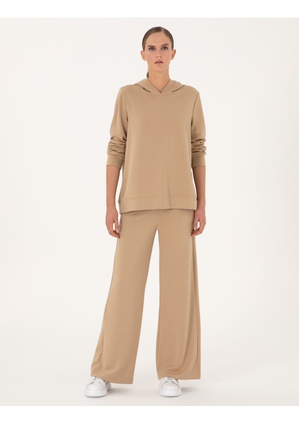 Kadın Bej Flare Fit Eşofman Altı 50314962-VR011 modelleri