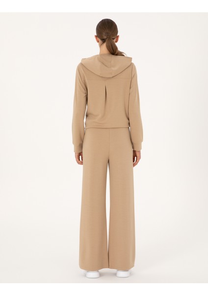 Kadın Bej Flare Fit Eşofman Altı 50314962-VR011 fırsatları