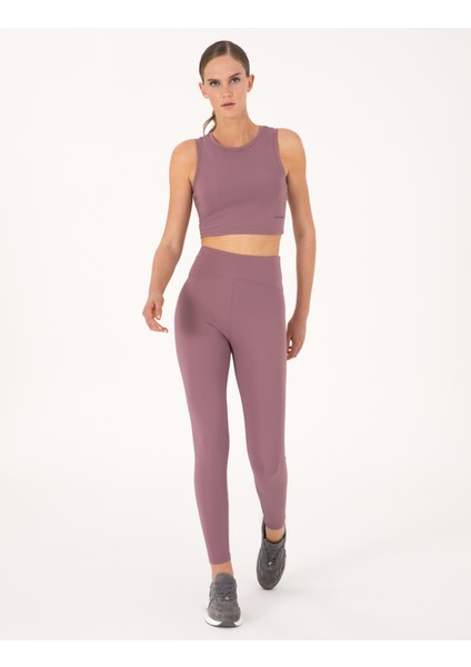 Kadın Mürdüm Tayt 50314949-VR074