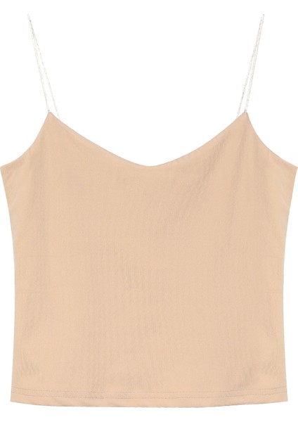 Ip Askılı Bluz Bej fiyatları