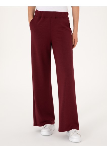 Kadın Vişne Flare Fit Eşofman Altı 50314962-VR223 fiyatları