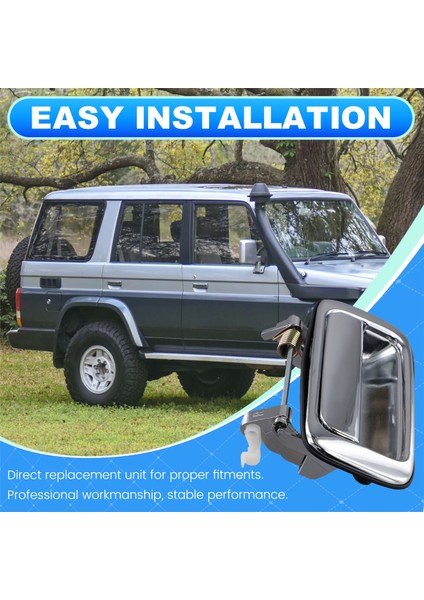 Toyota Land Cruiser 80 LC80 FZJ80 4500 1991-1997 Için Araç Dış Kapı Kolu Arka Sağ 69240-60010 (Yurt Dışından) fırsatları