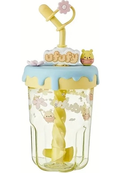 Disney Lisanslı Ufufy Serisi Karıştırmalı Pipetli Bardak