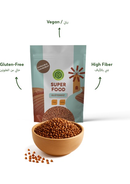 Glutensiz Kavrulmuş Karabuğday Sade (1kg) modelleri
