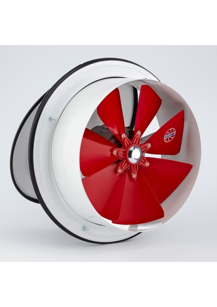 Baca Tipi Kapaklı Aspiratör Sessiz 200 mm Havalandırma Fan Ev ve Sanayi Tipi Güçlü Hava Koku Emişli