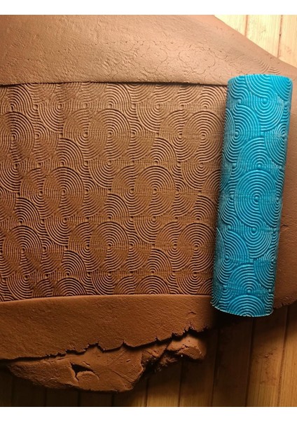 10 cm Seramik & Polimer Kil Doku Rulosu Desen Oklavası fiyatları