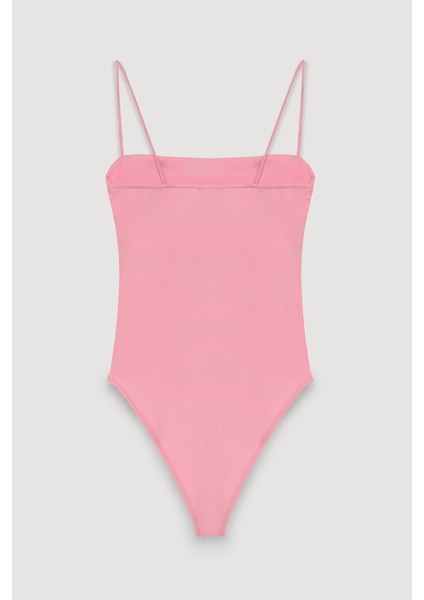 Ince Askılı Bodysuit Pembe modelleri