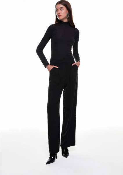 Balıkçı Yaka Bodysuit Siyah fiyatları