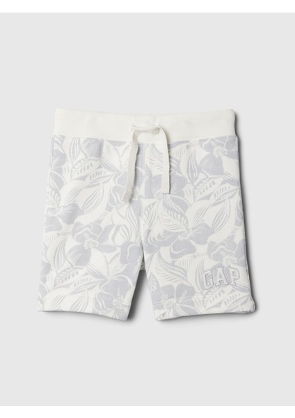 Erkek Bebek Gri Gap Logo Pull-On Fransız Havlu Kumaş Şort
