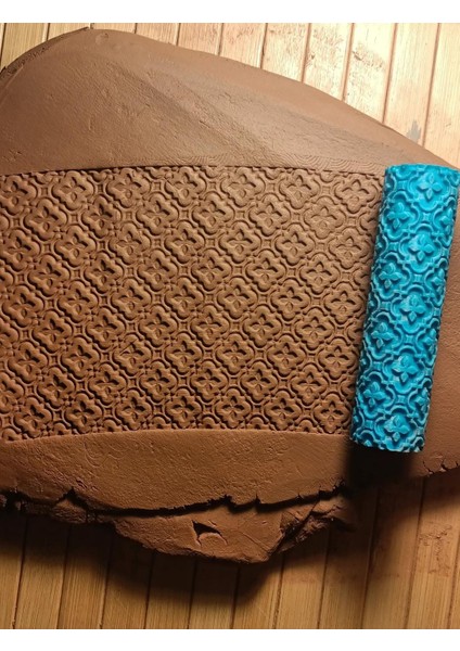 10 cm Seramik & Polimer Kil Doku Rulosu Desen Oklavası fiyatları