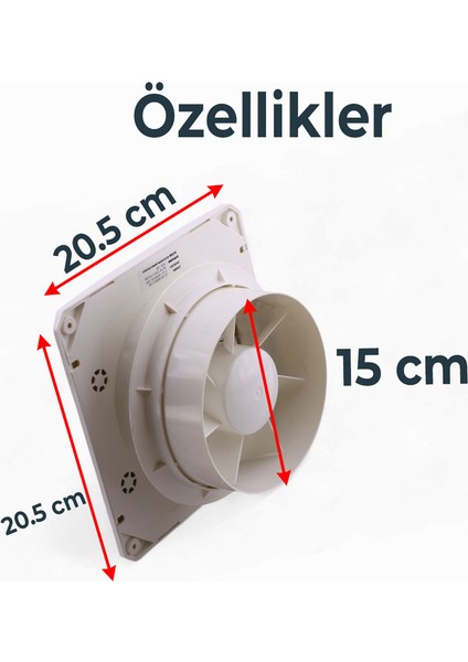 Banyo Wc Aspiratör Süper Sessiz 150 mm Tuvalet Havalandırma Fanı Duvar Tipi Aspiratör Mutfak Hava fiyatları