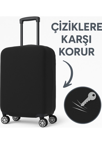 Dayanıklı Bavul Kılıfı – Koruyucu Valiz Kılıfı, Esnek Uyum, Çoğu Seyahat Çantasıyla Uyumlu fırsatları
