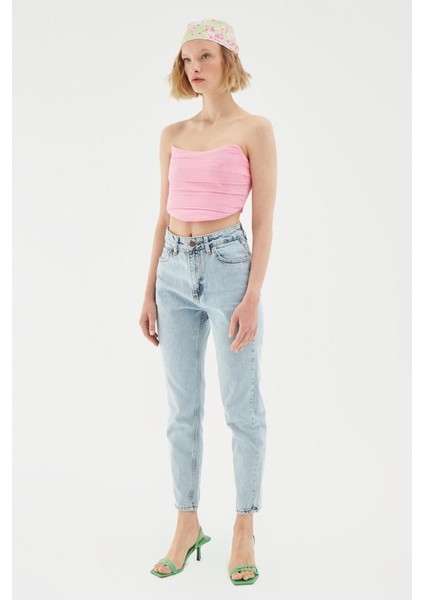 Mom Jean Buz Mavi fırsatları